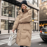 Elise β Womenβs Elegant Winter Coat with Removable Hood